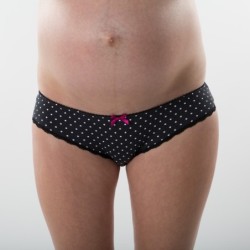 Culotte de maternité Ingrid – Pois vintage et féminité raffinée