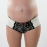 Shorty de maternité Florence – Dentelle noire et confort absolu