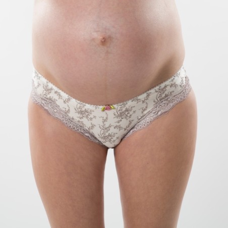 Culotte de maternité Béatrice – Teintes rosées et douceur infinie
