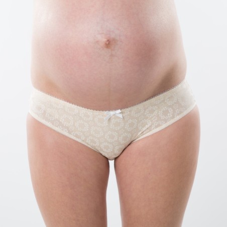 Culotte de maternité Émilie – Motif fleuri et confort naturel