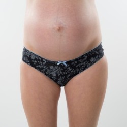 Culotte de maternité Diana – Motif fleuri et douceur glamour