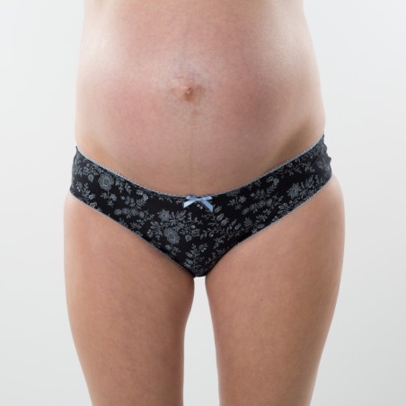 Culotte de maternité Diana – Motif fleuri et douceur glamour